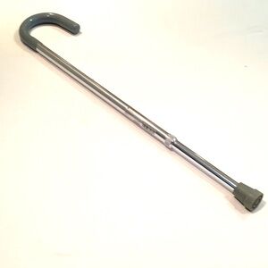 McKesson Chrome Cane Round Handle Adjustable
